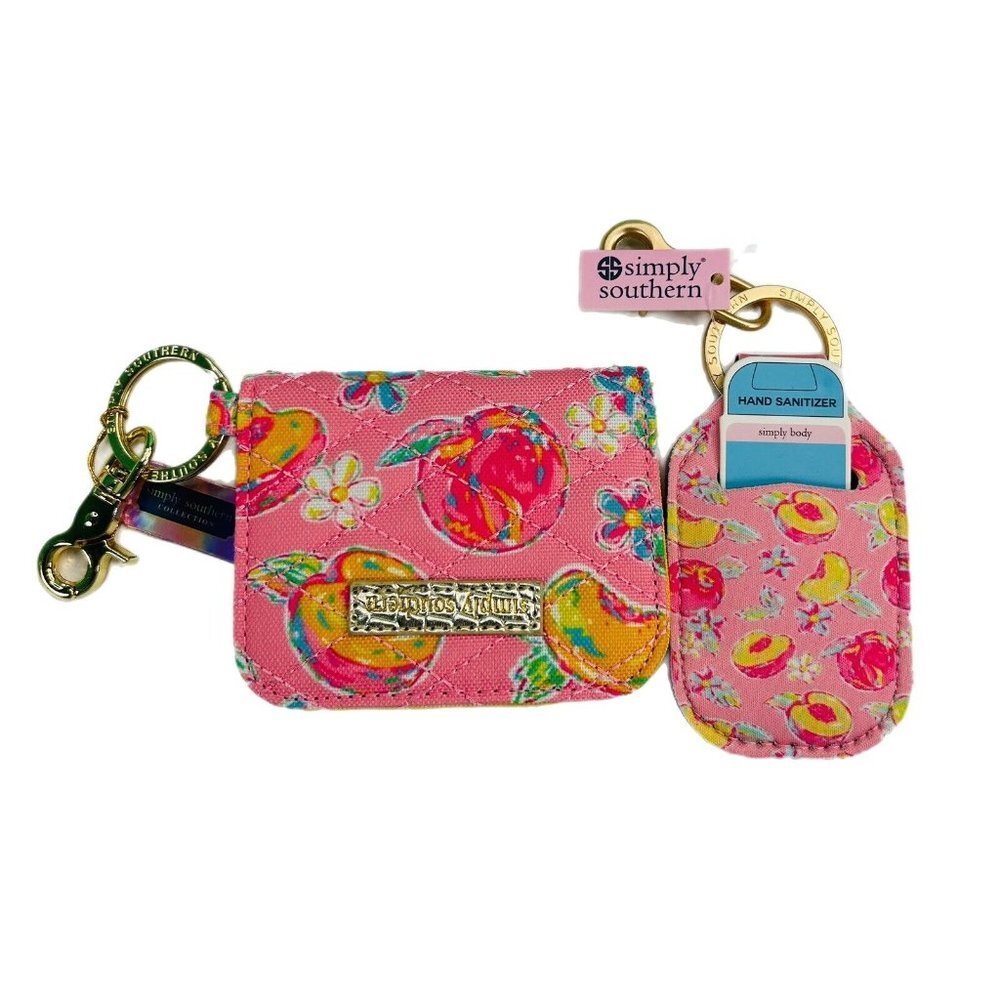 Simply Southern ID Wallet & Tiny Bottle Holder Card Holder Keyring Clip Bifold